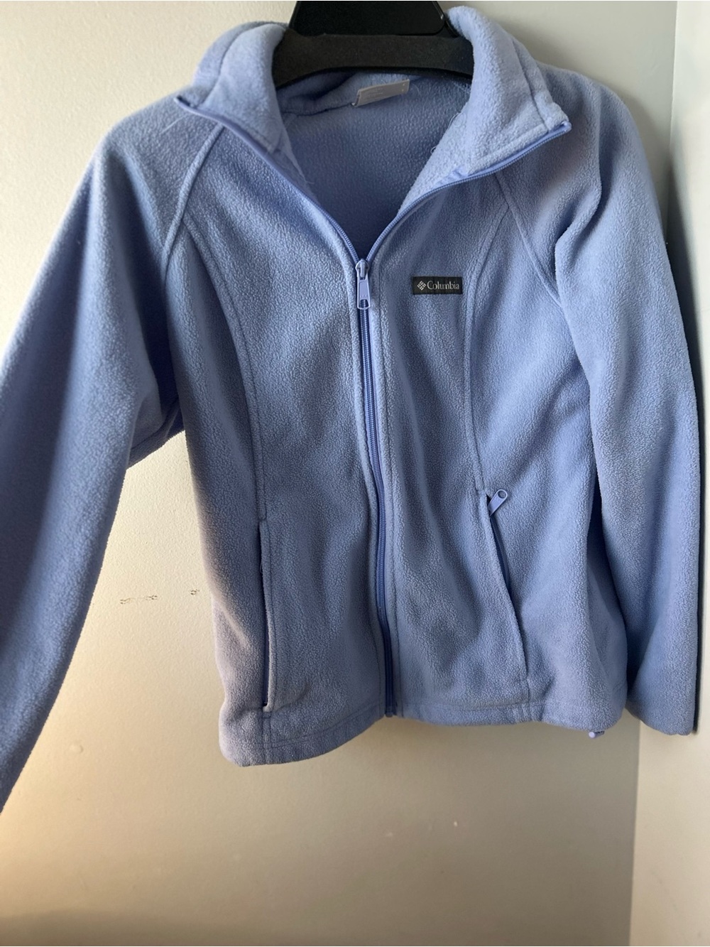 Columbia Lavender Full-Zip Fleece Jacket